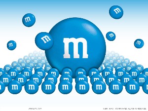 I do not like blue M&M's!